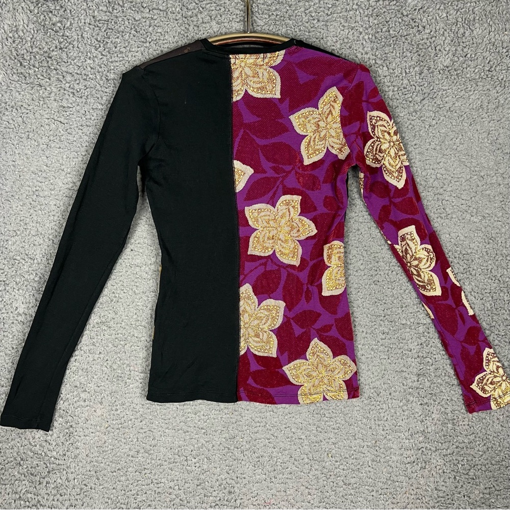 VTG 90s Custo Barcelona “Lulu” L/S Small Shirt/Top Y2K RARE Afro Queen Urban EUC - Picture 11 of 13